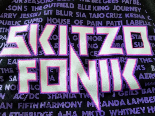 BACK IN STOCK - SPECIAL EDITION - BLACK T-SHIRT w/ PURPLE PINK & WHITE LOGO