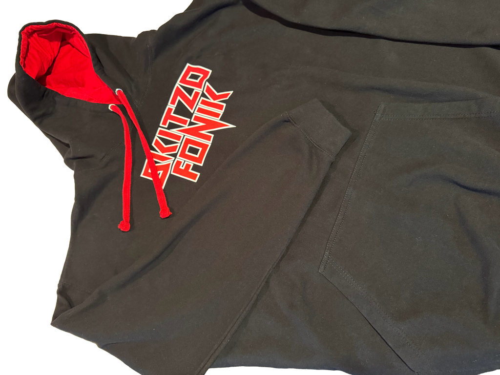 EXCLUSIVE RED & BLACK HOODIE