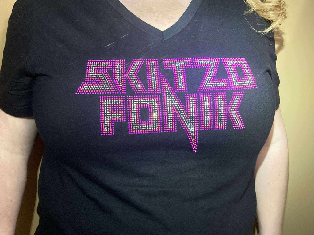 SPARKLE MADNESS V-NECK