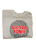 GRAY SWEATSHIRT w/ RED LOGO